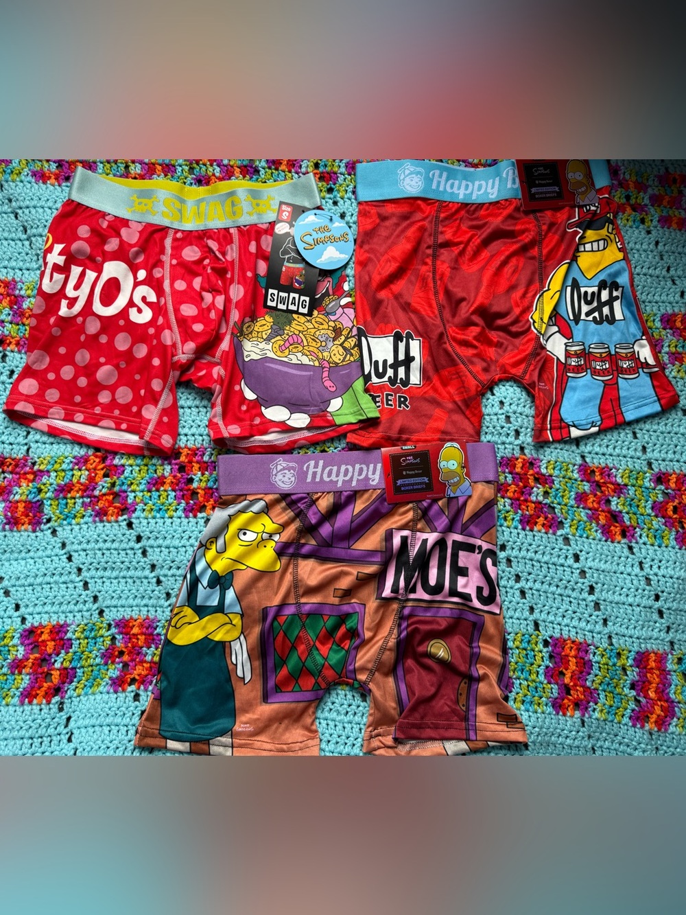 Happy Boxer The Simpsons Graphic Boxers
